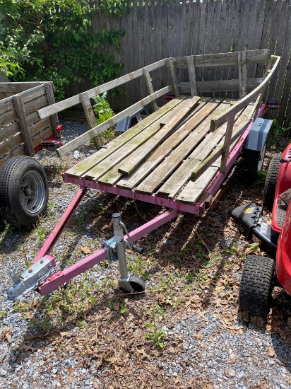 Wood & Metal Utility Trailer
