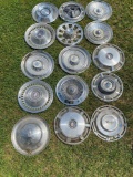 Grouping of Classic Car Hub Caps