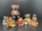 Bear Figures, Including Boyd's, Shelly Bears and Carved Wood