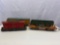 4 Train Cars- American Flyer 4008, 4017, 4022 and Empire Express Caboose