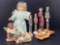 Nativity Baby Jesus, Angels, Caroler Figures