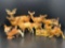10 Deer Figures