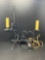 Wrought Iron Electrified Candle Stands