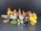 15 Rooster, Chick, Hen Figures