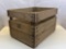 Wooden Crate with Slat Sides