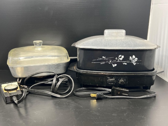 Presto Electric Fry Pan and West Bend Slow Cooker