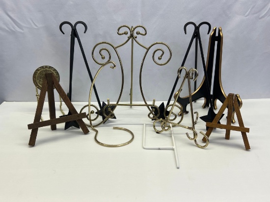 Plate and Photo Easels- Various Materials
