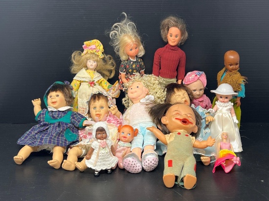 Grouping of Dolls, Including the Loving Family Parents