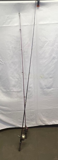 2 Fishing Rods with Mantis and Johnson Reels