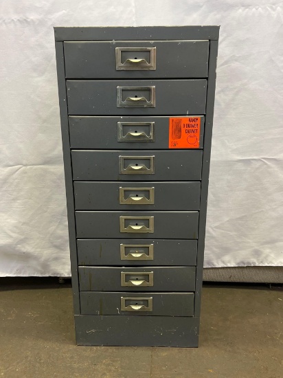 9-Drawer Metal Cabinet