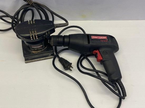 Craftsman Drill and Palm Sander