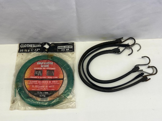 Tie-Downs and Pack of Clothesline