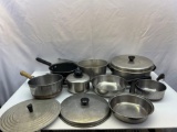 Cookware- Sauce Pans, Boilers and Lids- 12 Pcs. Total