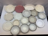 Various Plates and Bowls