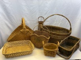 Baskets Lot, Some Hand Woven
