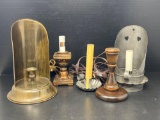 Candle Sconces, Electrified Candles