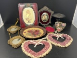 Framed Prints, Country Heart Decorations, Metal Frame Ornaments, Candle Holder
