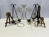 Plate and Photo Easels- Various Materials