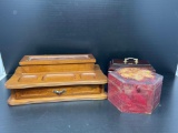 Valet, Humidor Type Box and Other Lidded Box