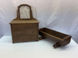 Doll Size Dresser and Cradle