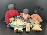 7 Cloth Ethnic Dolls