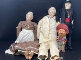 4 Dolls- Old Man, Old Woman, Priest and Hillbilly