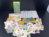 Large Grouping of Stamps, Most Cancelled, and Liberty Saver Book
