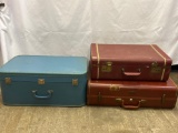 Vintage Leather and other Suitcases