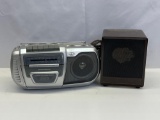 Durabrand AM/FM Radio Cassette Recorder and Small Electric Heater