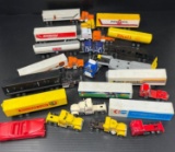 Lot of Die Cast Tractor Trailers, Approx. 13