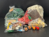 Bagged Plastic Toys Including Building Blocks