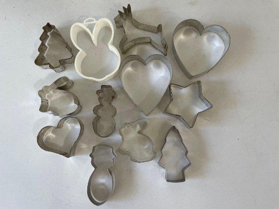 Cookie Cutters- Metal and One Plastic