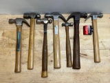 Grouping of Hammers- Claw & Ball Peen