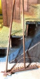 Primitive Tools: Wooden Rake and Cabbage Masher