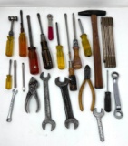 Tools Lot- Hammer, Wrenches, Screwdrivers, Tape Measure, Pliers, Etc.