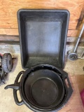 Plastic Dishpan, Oil Pan, Other Containers