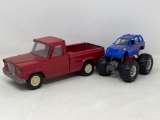 Metal Jeep Truck and Monster Truck
