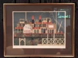 Framed Signed & Numbered Print of Mayflower Steamboat, 242/275