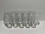 Barware: 16 Glasses- Multiple Sizes