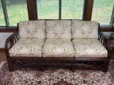 Rattan 3-Cushion Sofa 