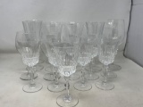 Large Grouping of Stemmed Glassware