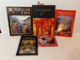 5 Books Relating to Rome, Vatican City, Malta & Gozo