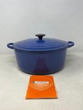 Le Creuset Dutch Oven with Lid and Booklet