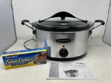 Hamilton Beach Stay or Go Slow Cooker with Reynolds Slow Cooker Bags and Manual