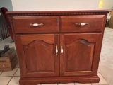Lancaster Co. made Wooden 2 Drawer Over 2 Door Cabinet
