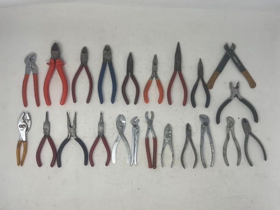 Pliers and Wire Cutters Lot- Various Types & Sizes