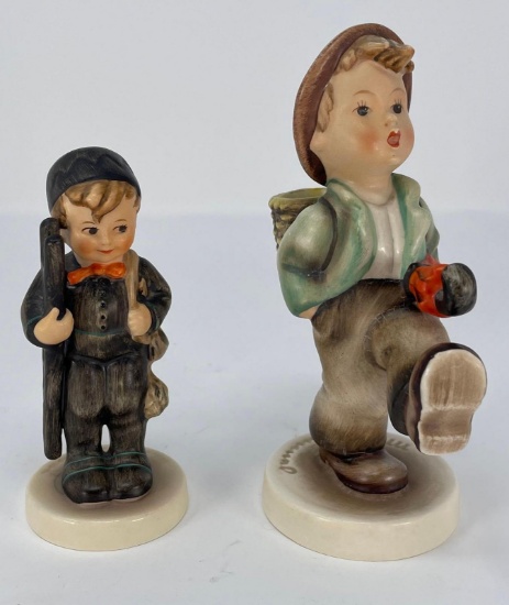 2 Hummel Figures- Goebel "Chimney Sweep" and "Globe Trotter"