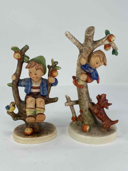 2 Hummel Figurines- "Apple Tree Boy" and "Culprits"