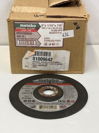 NEW Metabo Original Slicer Long Life Cutting Wheels