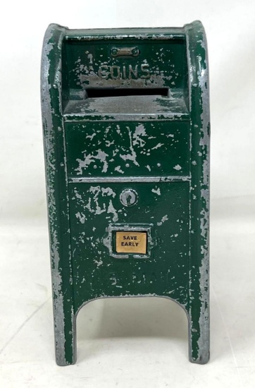Collectible Die Cast "Save Early" Mailbox Bank